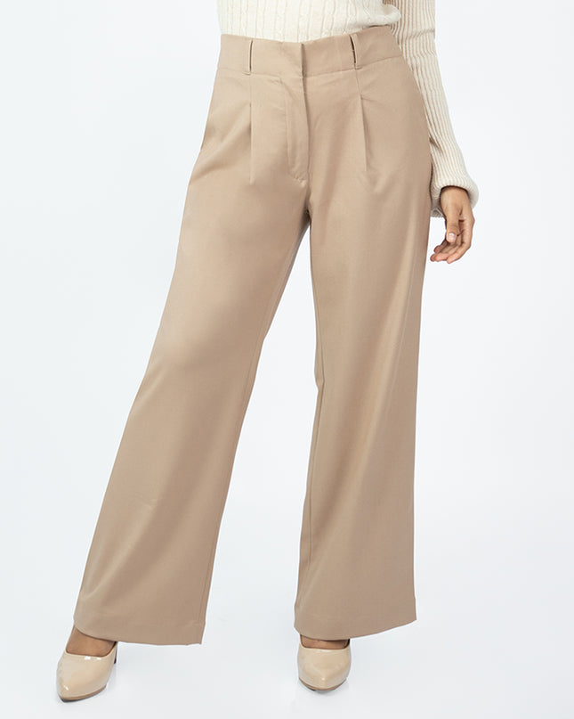 Pantalón en Sisley Dalia Beige