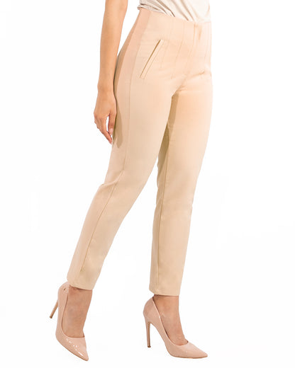 Pantalón en Aura Pitillo Francis Beige