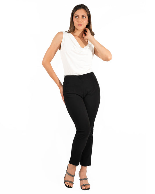 Pantalón en Aura Pitillo Francis Negro