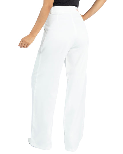Pantalón en Lino Julia Blanco