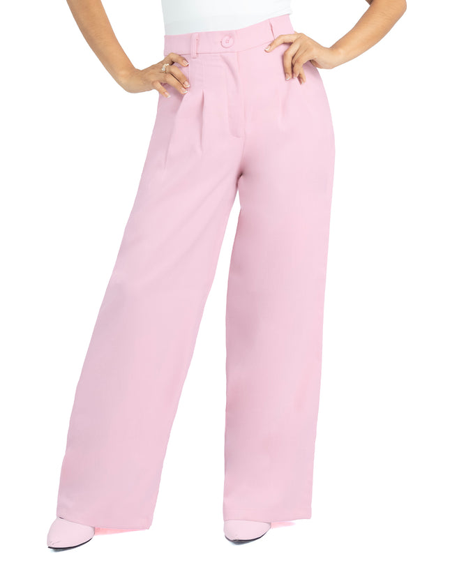 Pantalón en Lino Julia Rosa