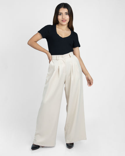 Pantalón en Lino July Beige