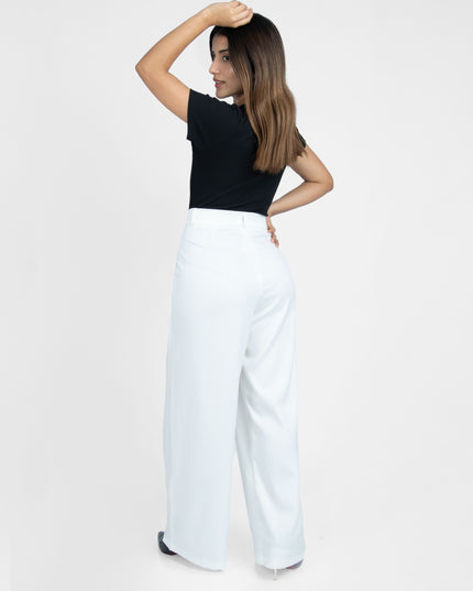 Pantalón en Lino July Blanco