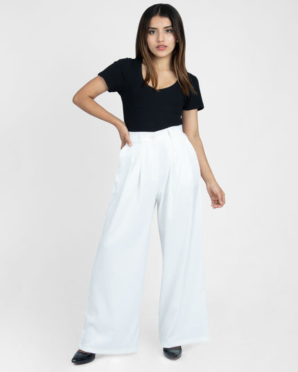 Pantalón en Lino July Blanco