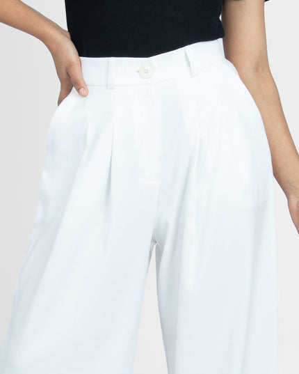 Pantalón en Lino July Blanco