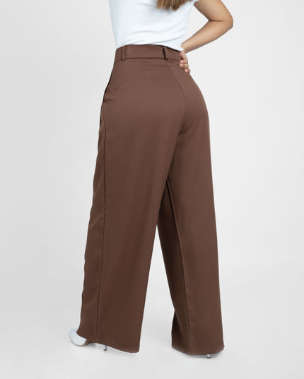 Pantalón en Lino July Marrón