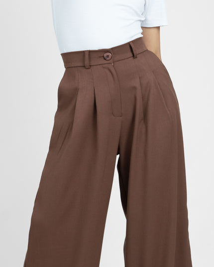 Pantalón en Lino July Marrón