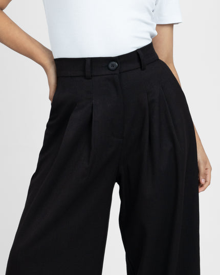 Pantalón en Lino July Negro