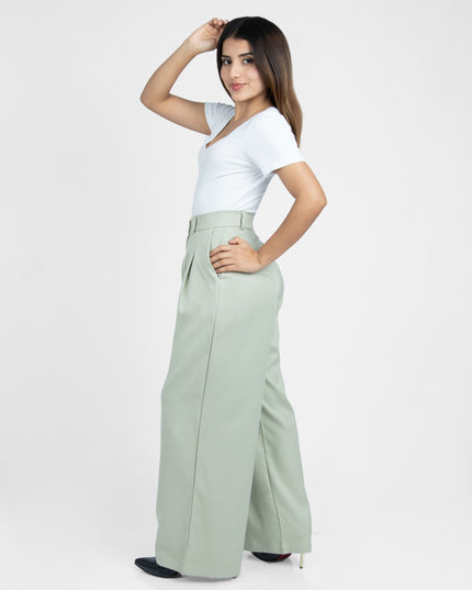 Pantalón en Lino July Verde