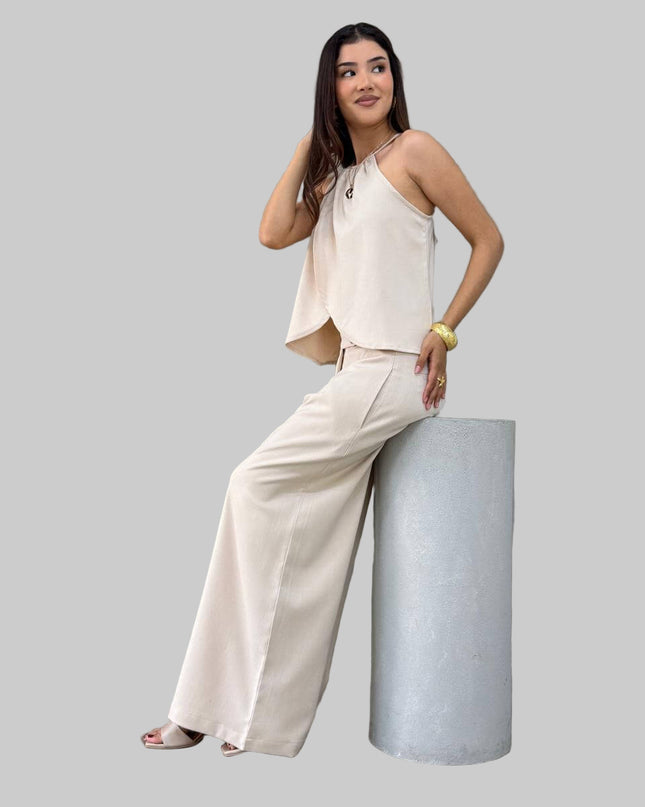 Pantalón LARISA en Lino Rayón