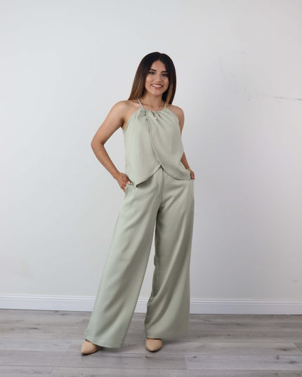 Pantalón LARISA en Lino Rayón