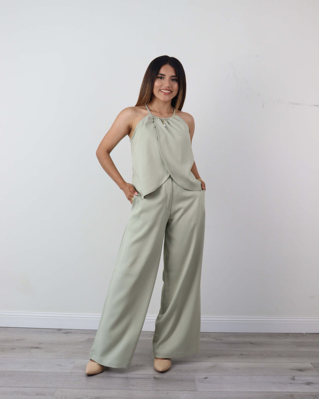 Pantalón LARISA en Lino Rayón