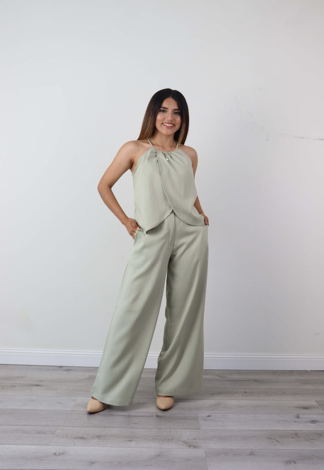 Pantalón LARISA en Lino Rayón