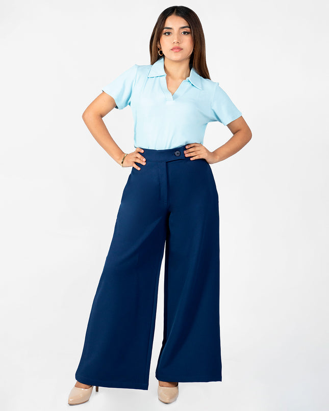 Pantalón en Catania Twil Larisa Navy