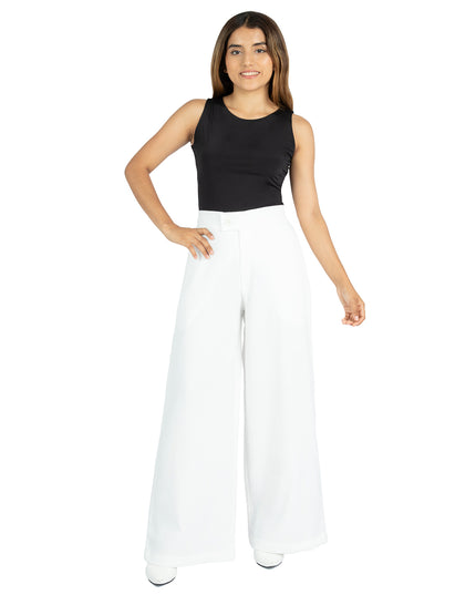 Pantalón en Lino Larisa Blanco