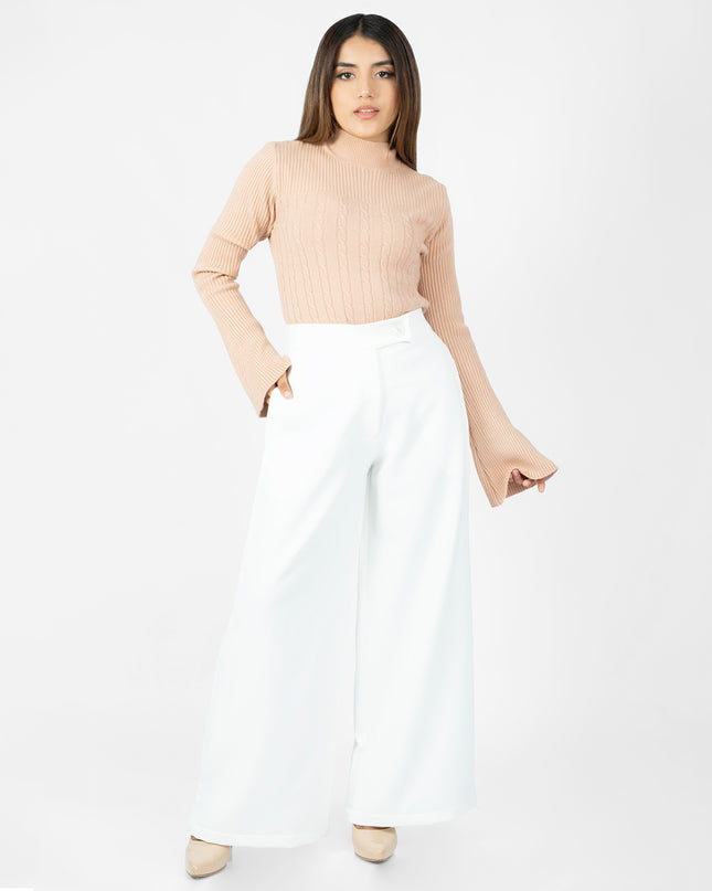 Pantalón en Catania Twil Larisa Blanco