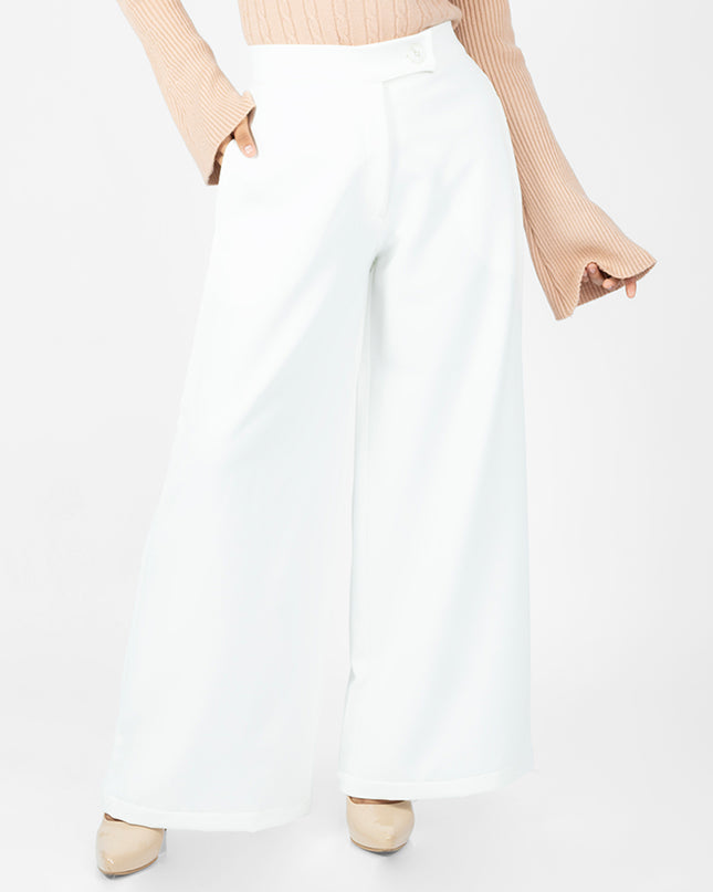 Pantalón en Catania Twil Larisa Blanco