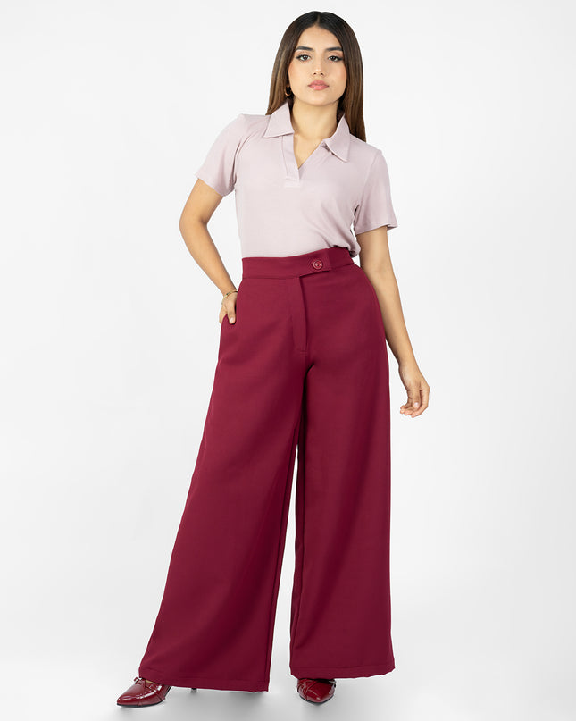 Pantalón en Catania Twil Larisa Cherry