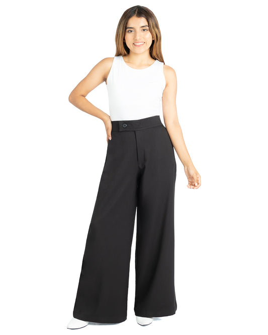 Pantalón en Lino Larisa Negro