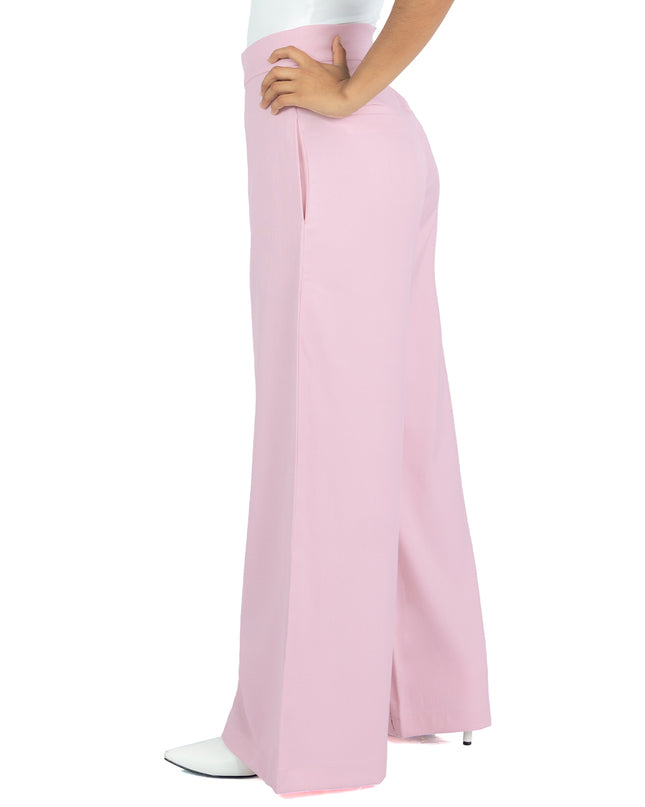 Pantalón en Lino Larisa Rosa