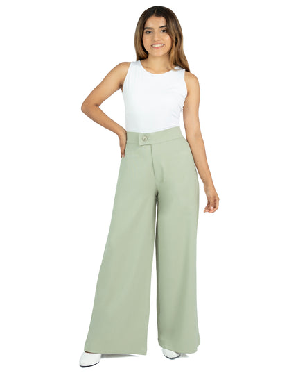 Pantalón en Lino Larisa Menta