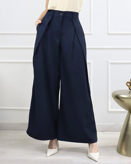 Pantalón en Sisley Luna Azul Marino