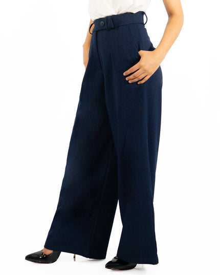 Pantalón en Milano Maria Azul Marino