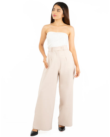Pantalón en Milano Maria Beige