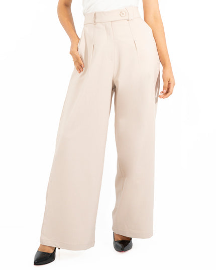 Pantalón en Milano Maria Beige