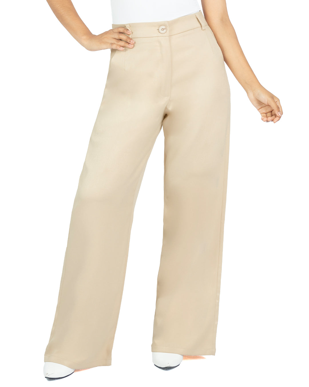 Pantalón en Lino Mia Beige