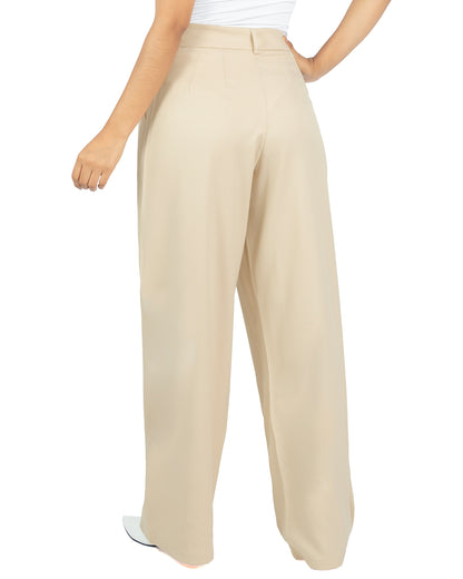 Pantalón en Lino Mia Beige