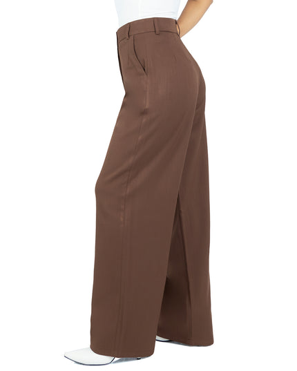 Pantalón en Lino Mia Marrón