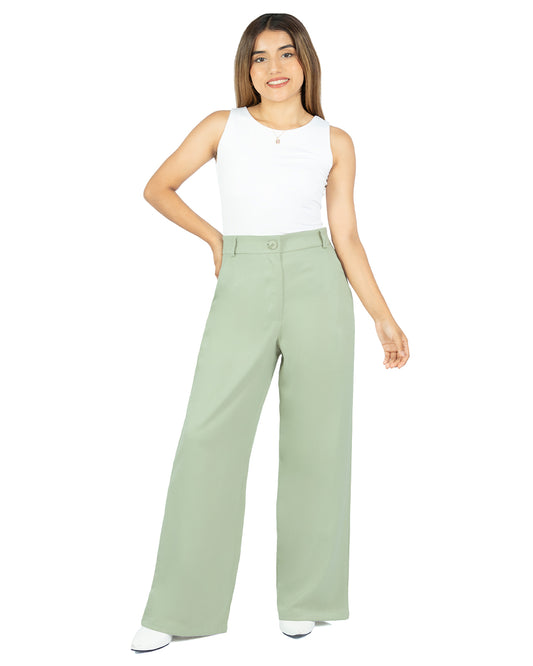Pantalón en Lino Mia Verde