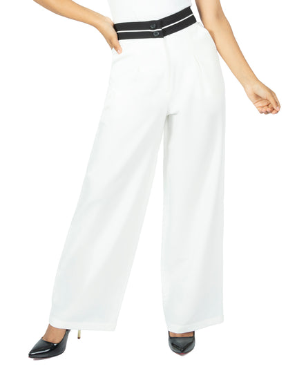 Pantalón en Klein Rihana Blanco