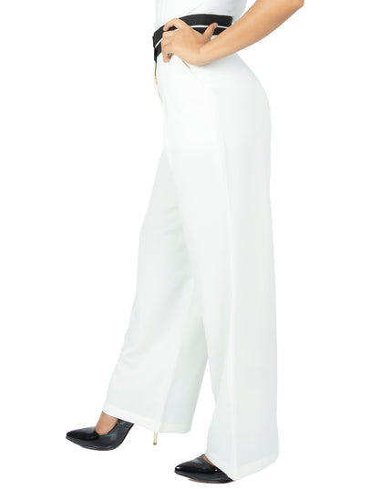 Pantalón en Klein Rihana Blanco