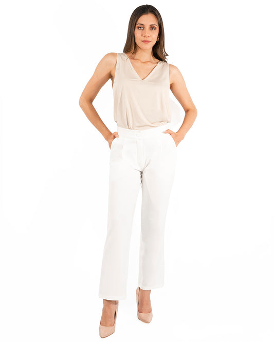 Pantalón en Aura Valeria Blanco