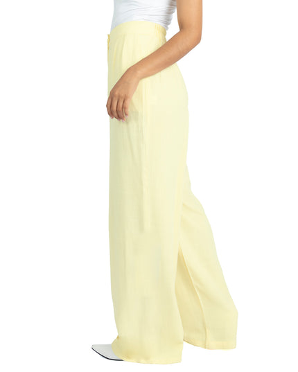 Pantalón en Lino Sabana Vera Amarillo
