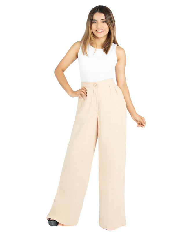 Pantalón en Lino Sabana Vera Nude