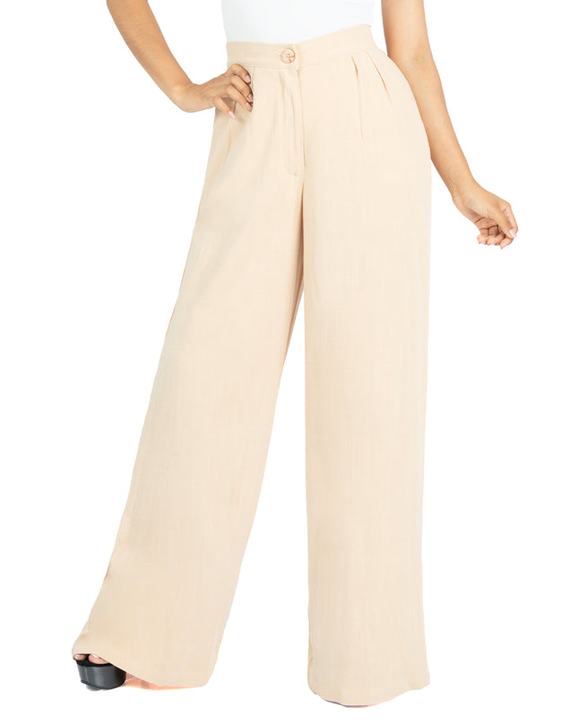 Pantalón en Lino Sabana Vera Nude