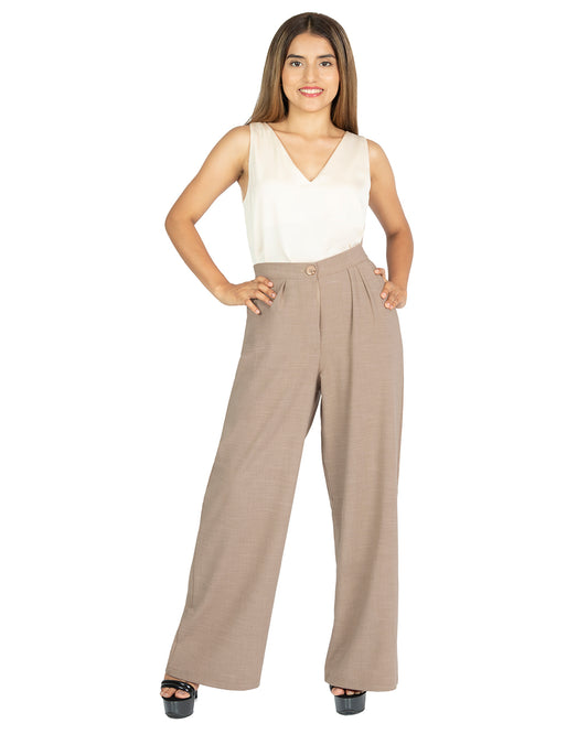 Pantalón en Beberly Vera Cocoa