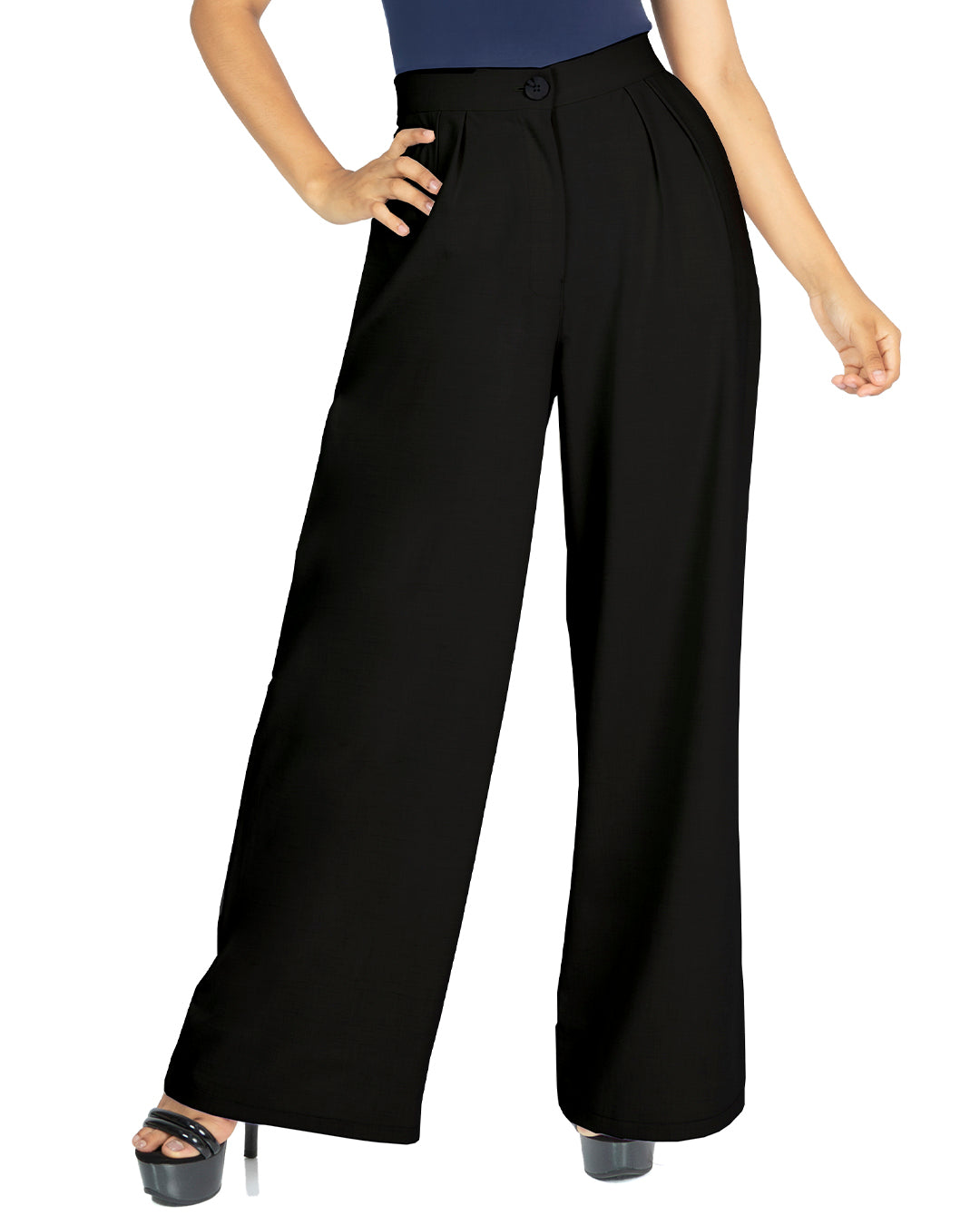 Pantalón en Beberly Vera Negro