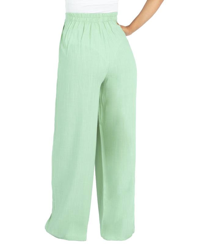 Pantalón en Lino Sabana Vera Menta