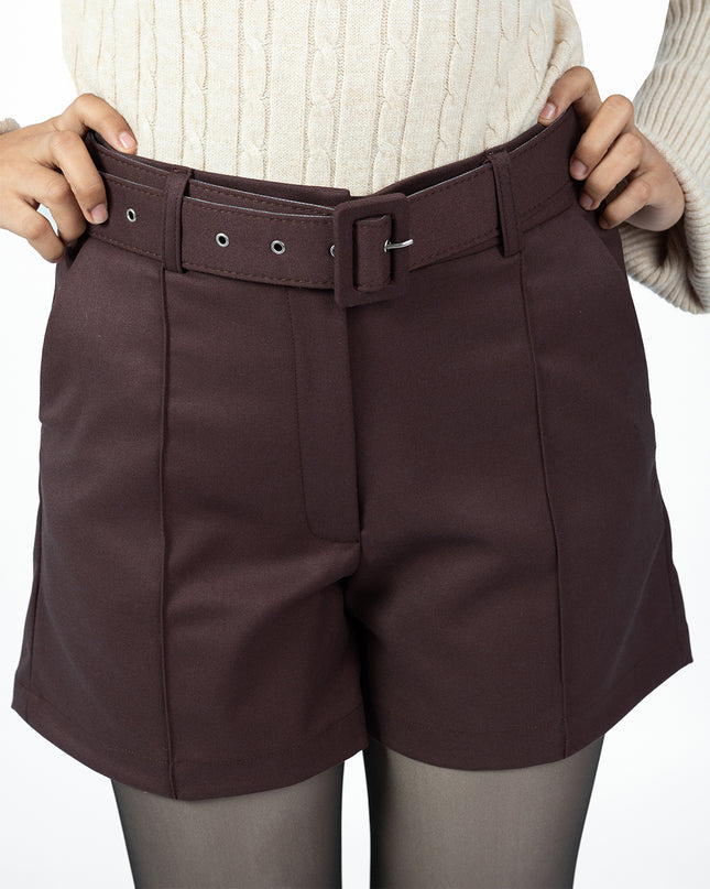 Short con Correa en Sisley Elena Marrón