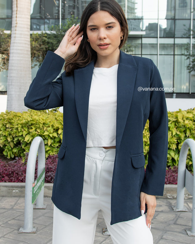 Blazer Oversize en Catania Sira Azul Marino