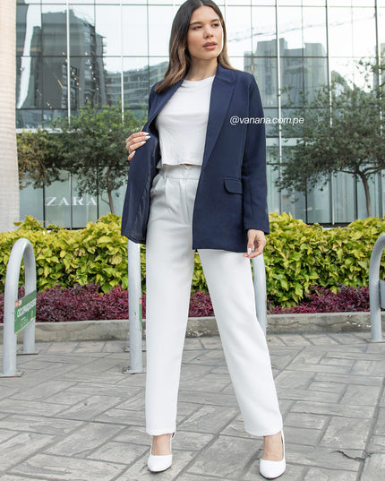 Blazer Oversize en Catania Sira Azul Marino