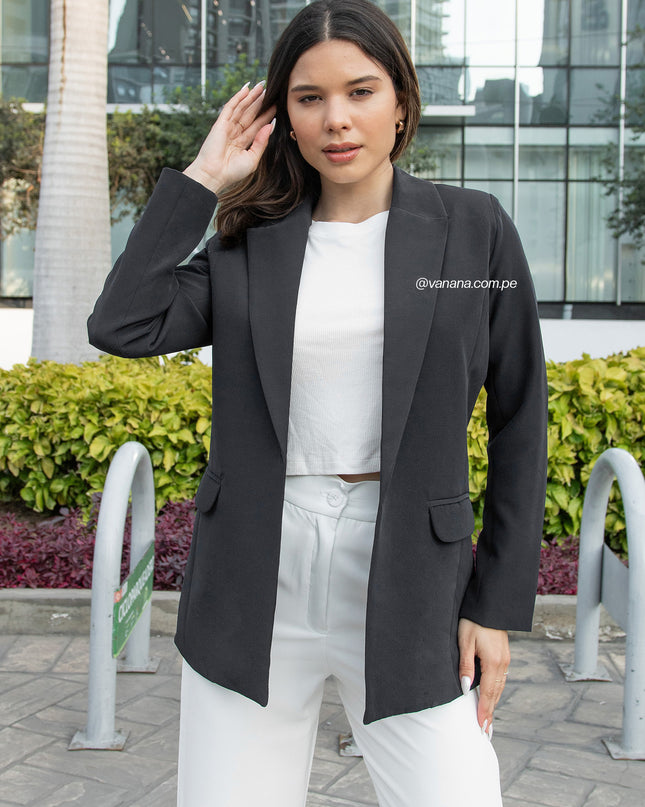Blazer Oversize en Catania Sira Negro