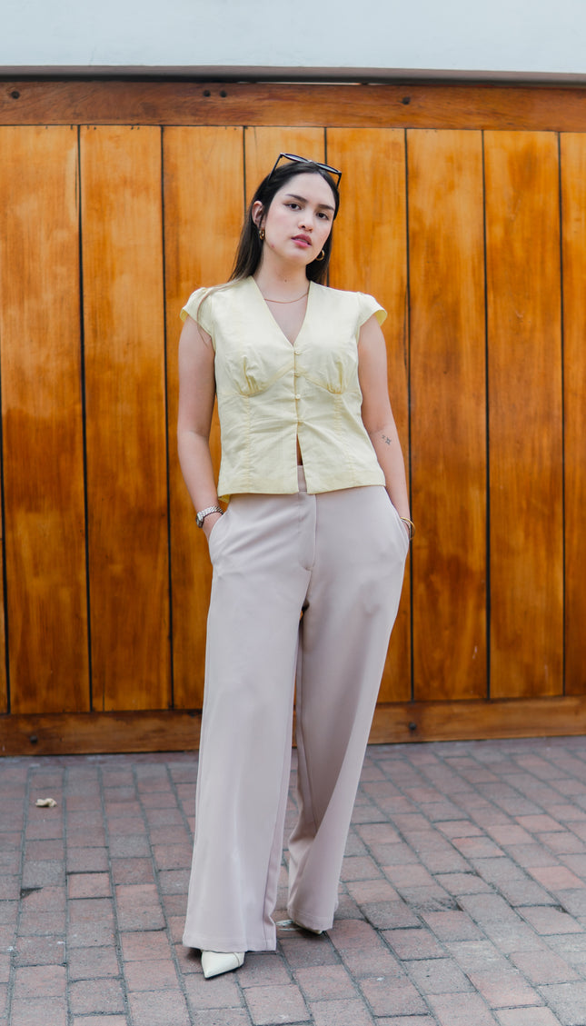 Blusa Marina en Cotton Algodón