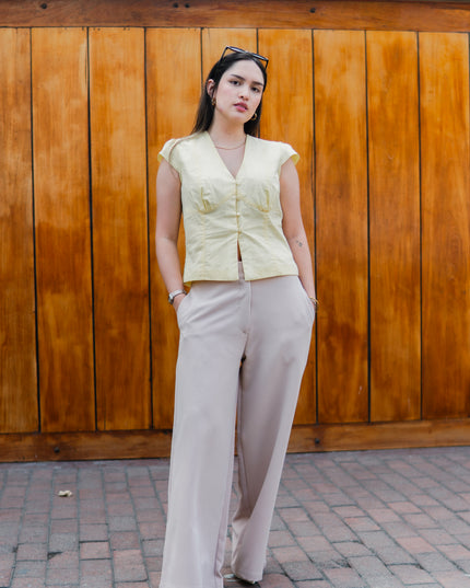 Blusa Marina en Cotton Algodón