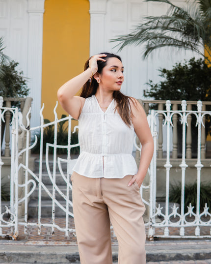Blusa Katrina en Cotton Slub