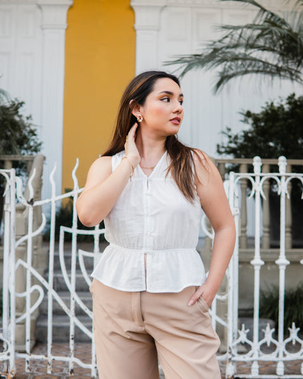 Blusa Katrina en Cotton Slub